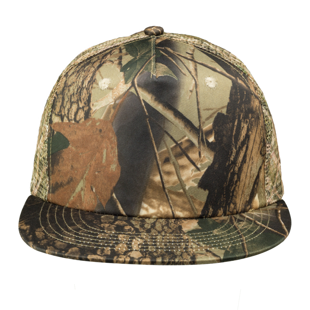 Custom Camo Structured Twill Mesh Trucker Hats CAP82 DiscountMugs